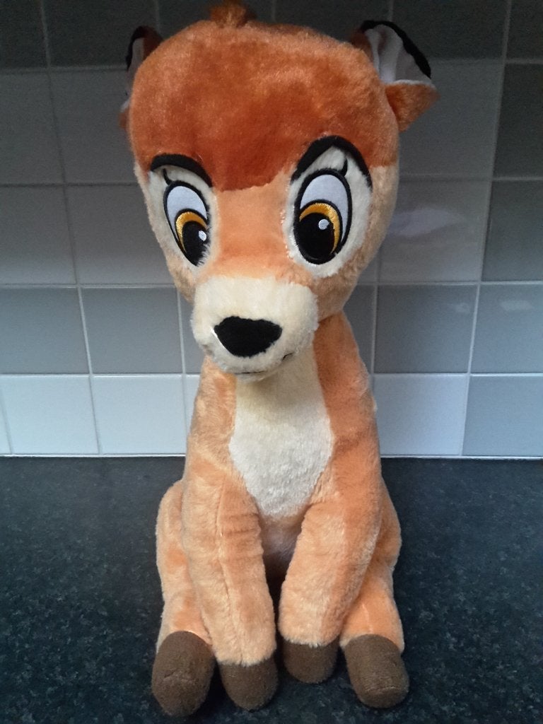 Grote vintage knuffel van Bambi, Disney, Simba Toys, 50 cm, Disney, Comme neuf, Moyen (20 à 80 cm), Autres types