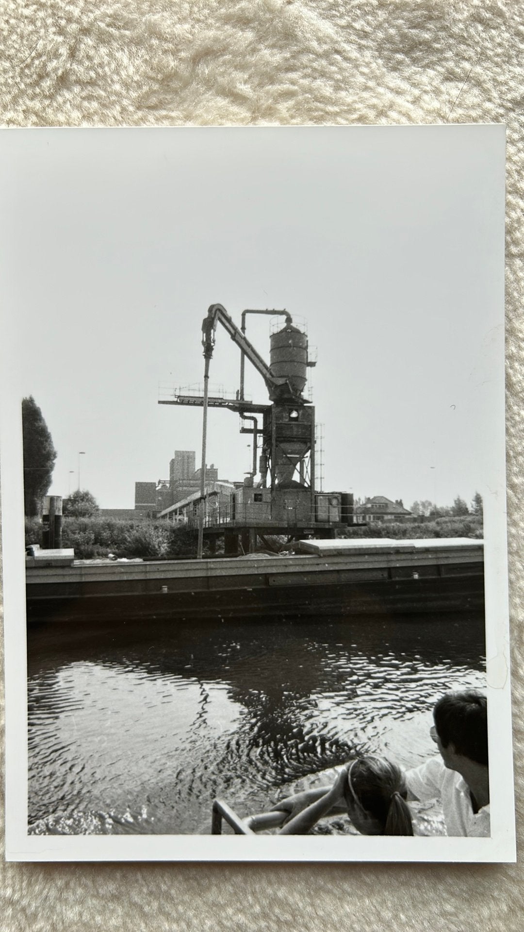 Originele foto graanzuiger haven Antwerpen, Ophalen, Zo goed als nieuw
