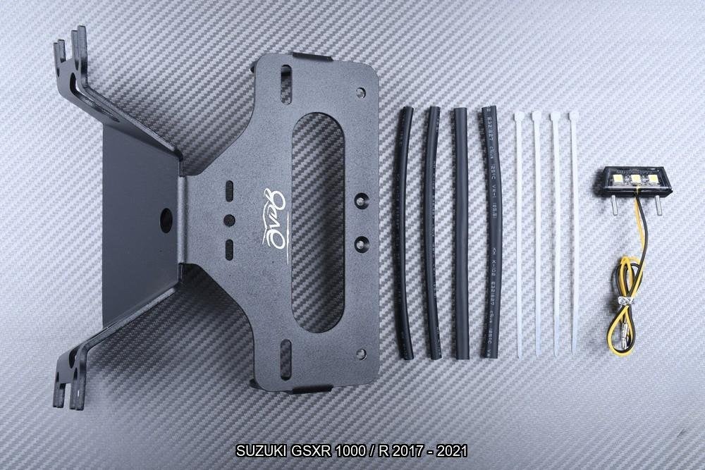 Korte Kentekenplaathouder SUZUKI GSXR 1000 / R 2017 - 2021, Motoren, Ophalen of Verzenden, Nieuw