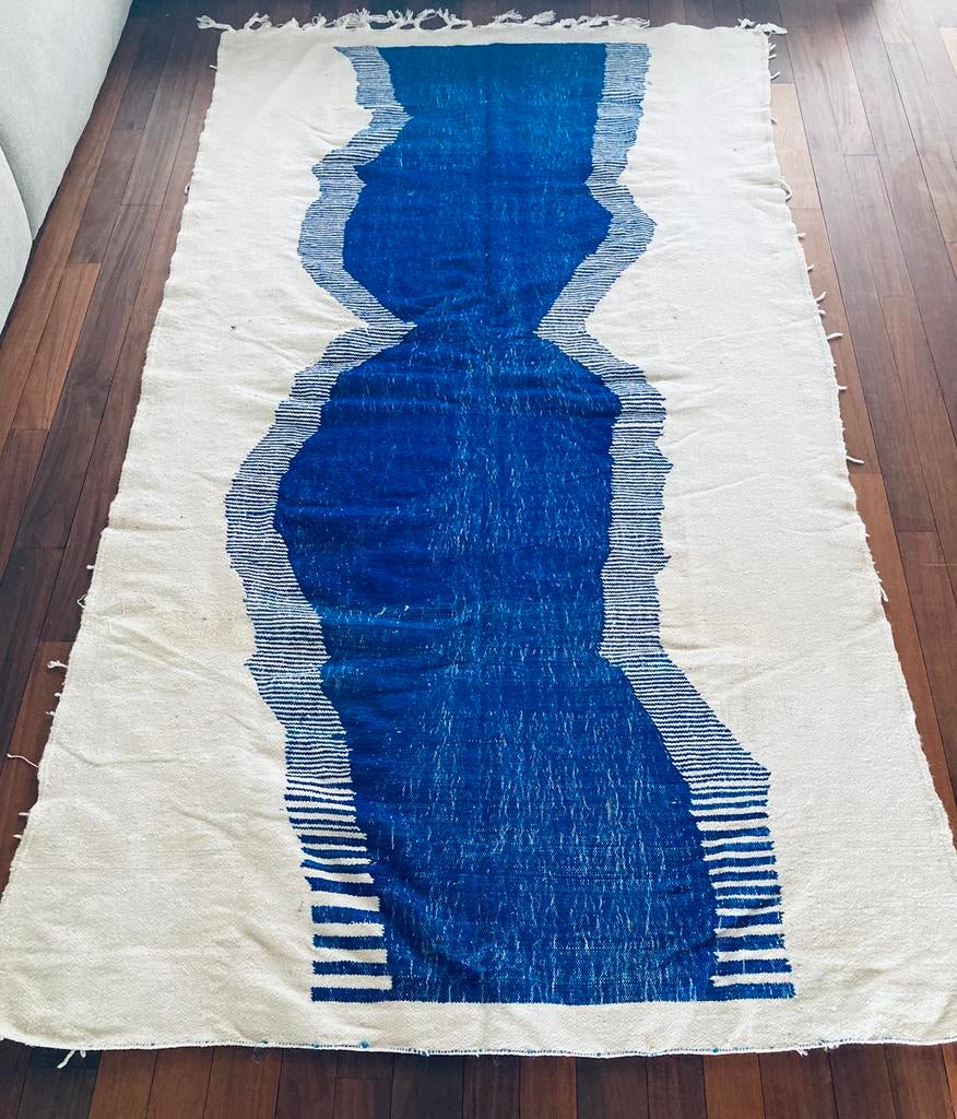 Berber tapijt, Ophalen, Zo goed als nieuw, Blauw