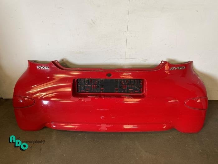 Pare-chocs arrière d'un Toyota Aygo (Aygo 05-) (3N8), -, 3 mois de garantie, Toyota, Utilisé