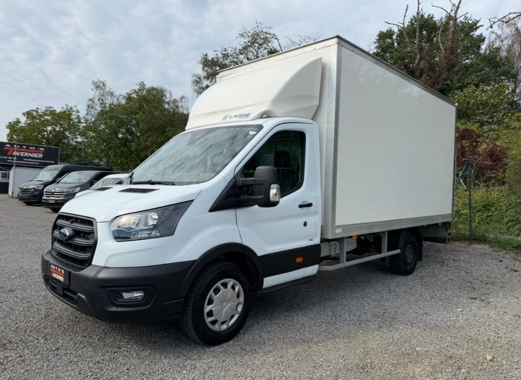 Ford Transit 2.0 // Meubelbak // Laadbrug // Cruise Control, Auto's, Stof, 1995 cc, USB, Wit