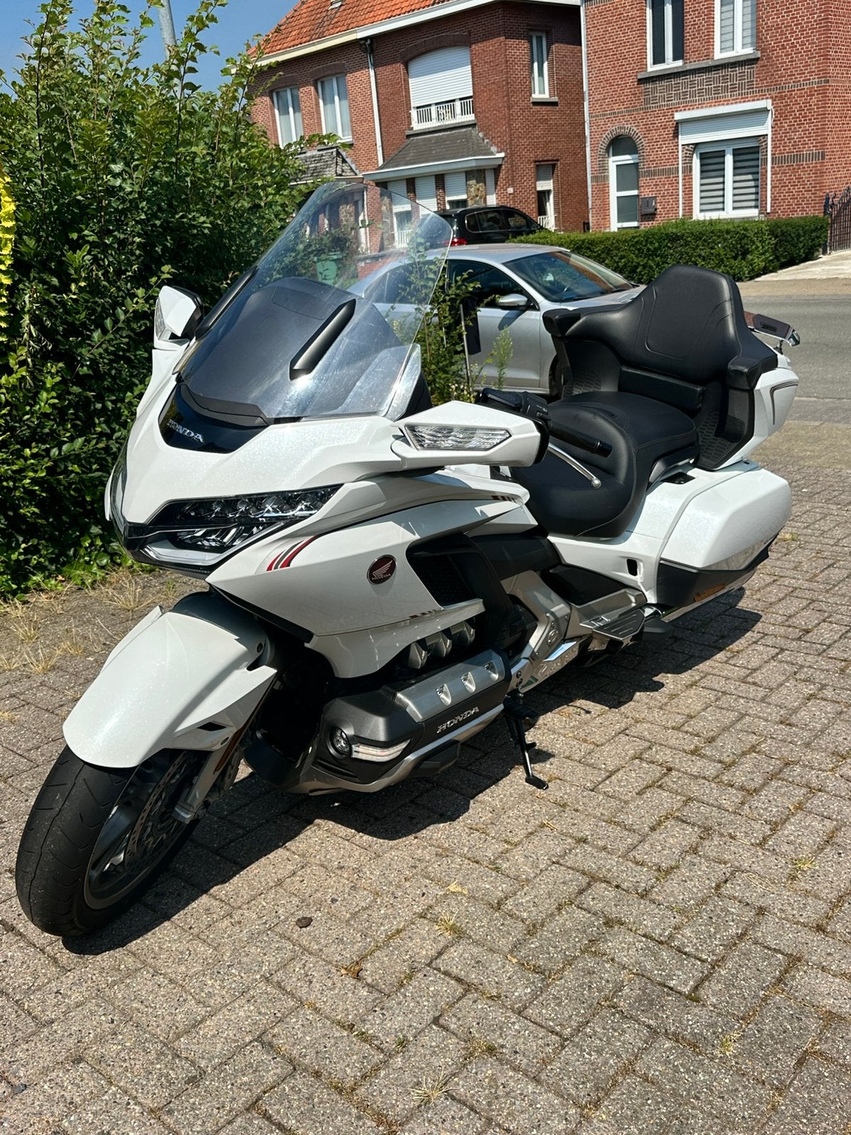 Gl1800, pearl white, manueel., Motoren, Motoren | Honda, Motorrijbewijs A, Gebruikt, Particulier, Handvatverwarming