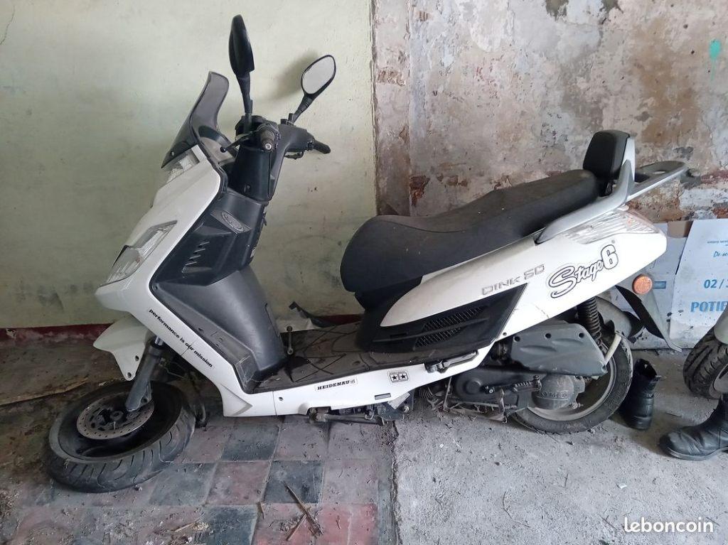 Scooter Ding 50 pour pièces, Enlèvement, Utilisé, Autres types, Kymco