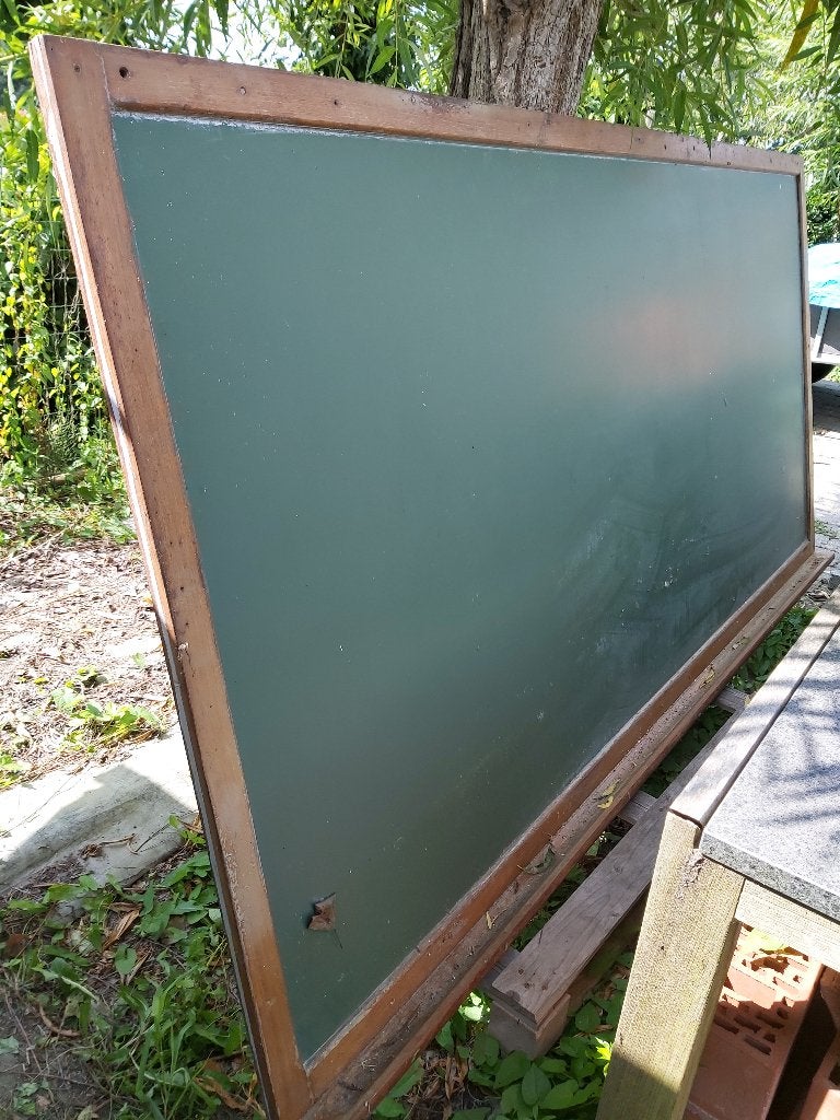 Krijtbord schoolbord, Ophalen, Gebruikt, Krijtbord