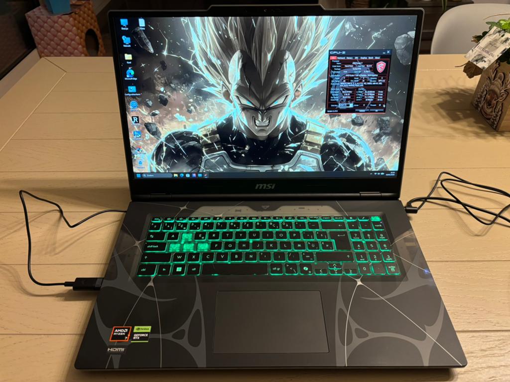 MSI Cyborg A17 AMD RYZEN AI 7, RTX5060, 16GB, 1TB SSD, Computers en Software, Windows Laptops, Ophalen, Met videokaart, Zo goed als nieuw