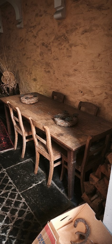 Table en chêne + chaises, Enlèvement