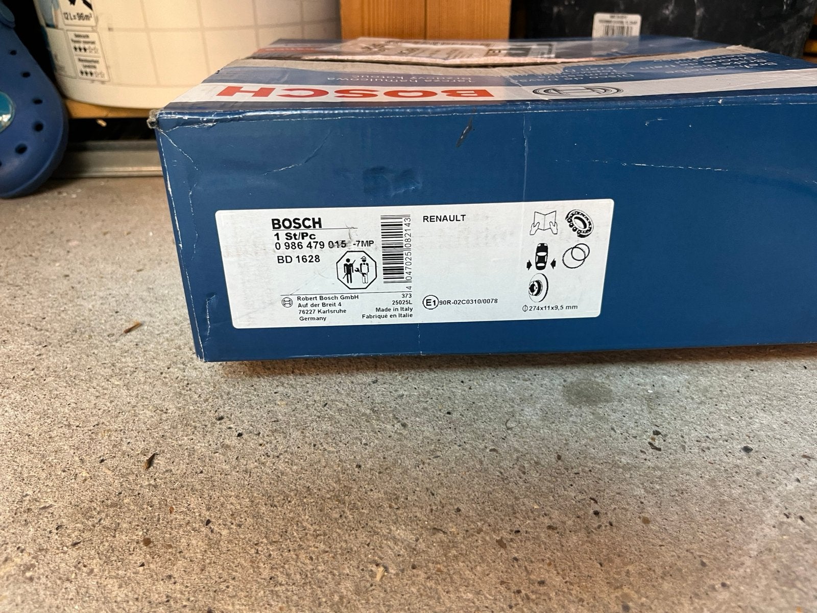 Bosch remschijven (0 986 479 015 / BD 1628), Auto-onderdelen, Ophalen, Renault