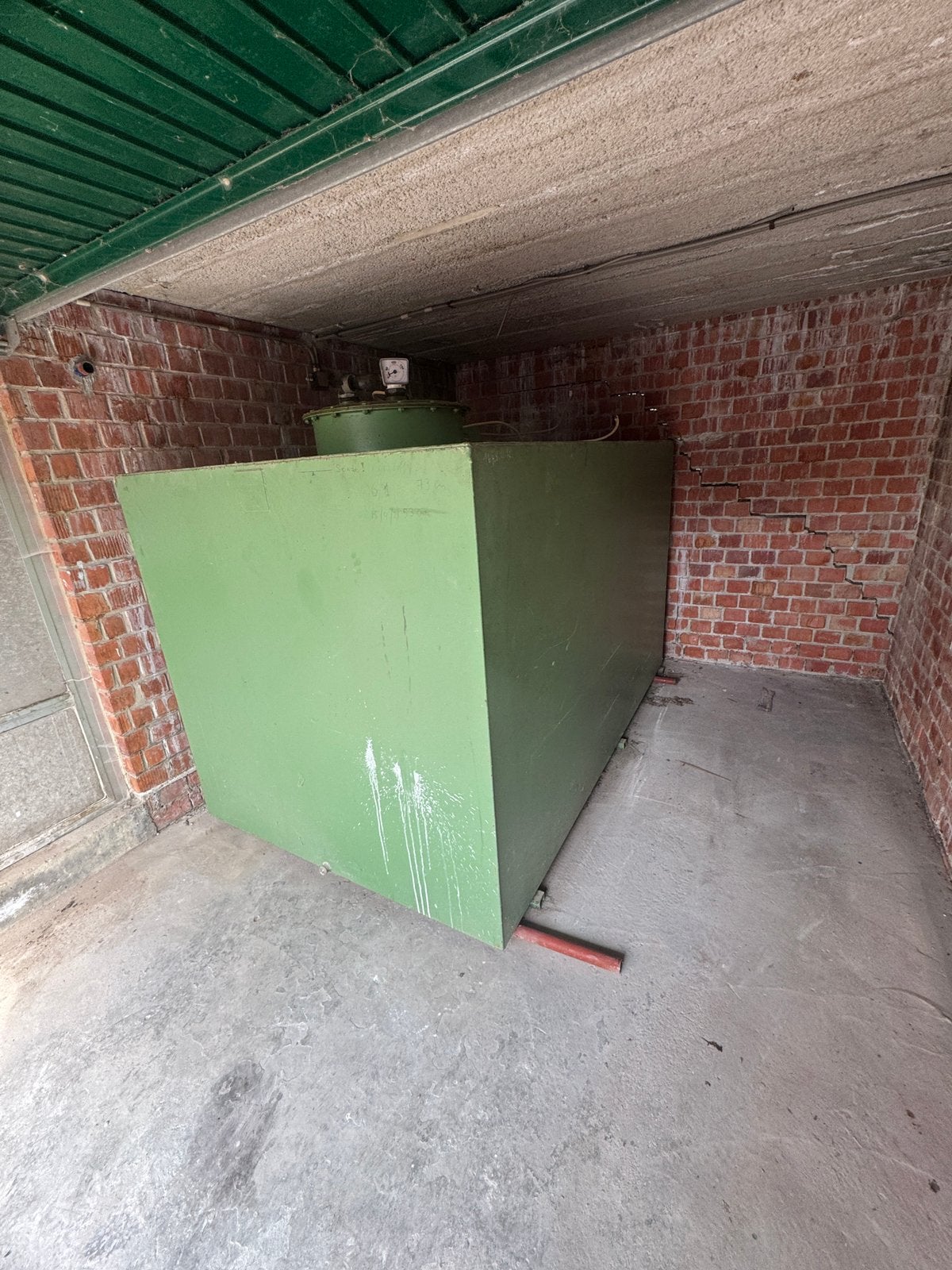 Dubbelwandige Mazouttank 4950L, Enlèvement