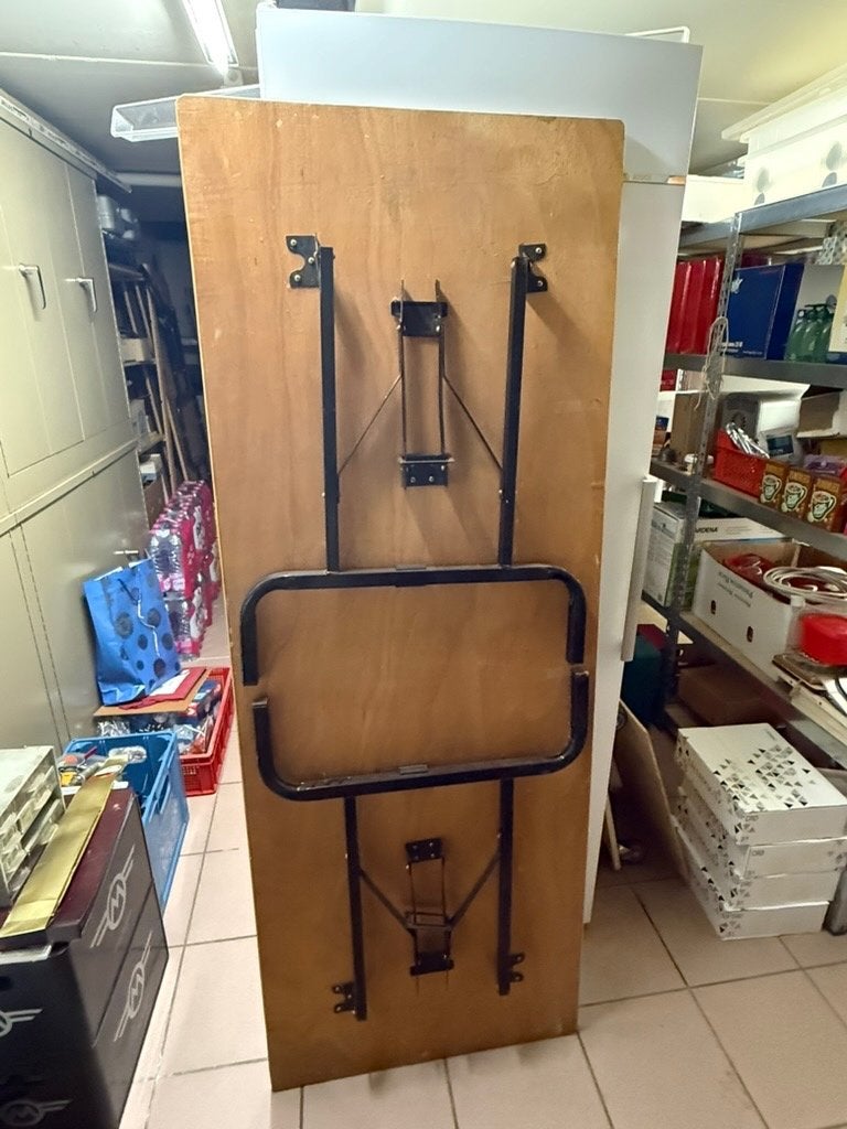 Plooitafels (67 x 180cm), Huis en Inrichting, Tafels | Bijzettafels, Ophalen, Rechthoekig, Hout, 75 cm of meer