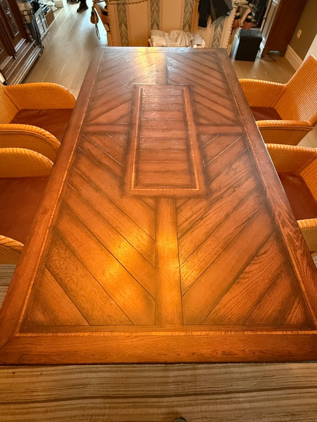 Massief houten uitschuifbare eettafel – 200 cm tot 240 cm, Enlèvement, Utilisé