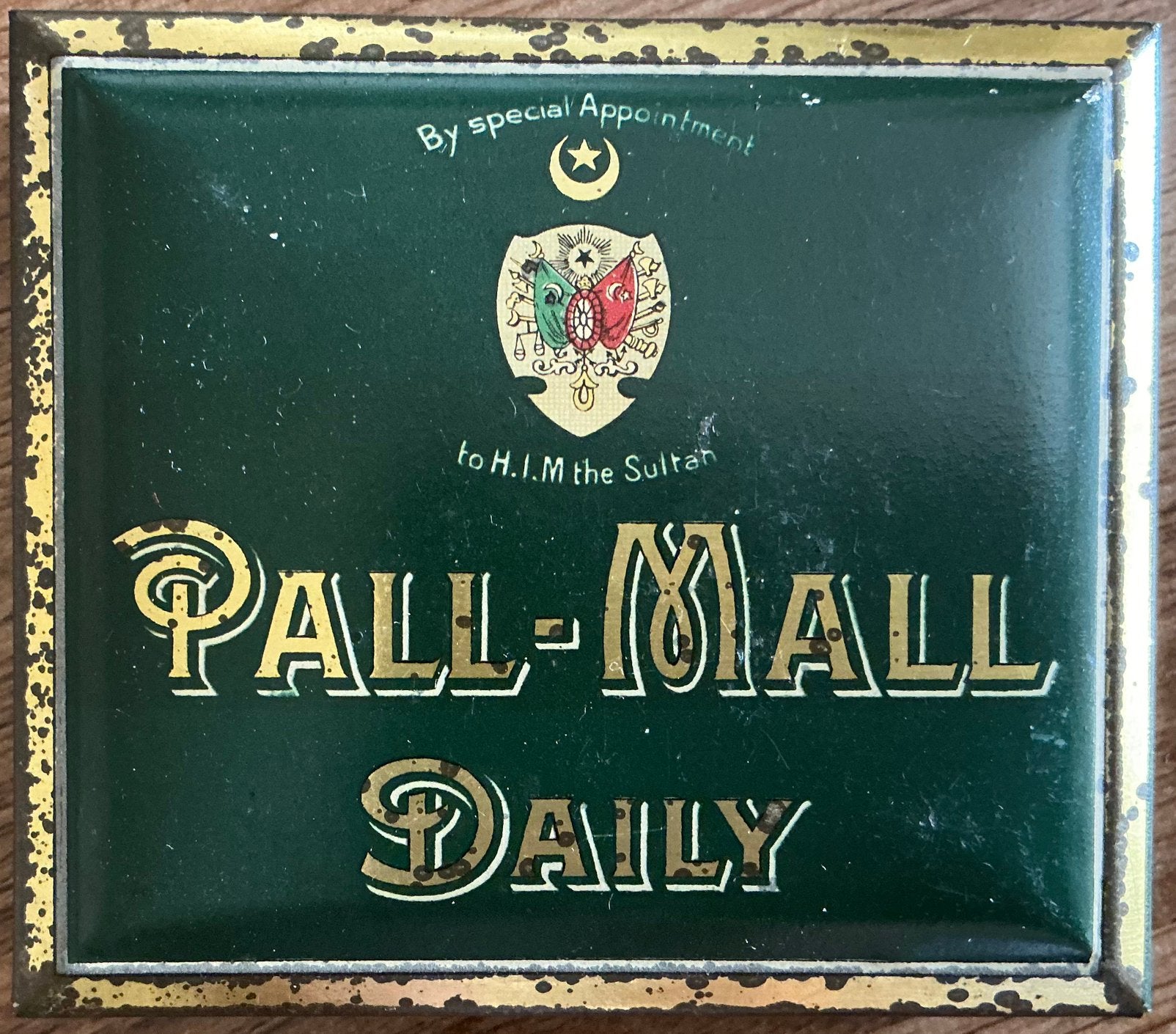 Boîte à cigarettes PALL-MALL DAILY (début du 20e siècle), Collections, Enlèvement ou Envoi, Utilisé, Emballage