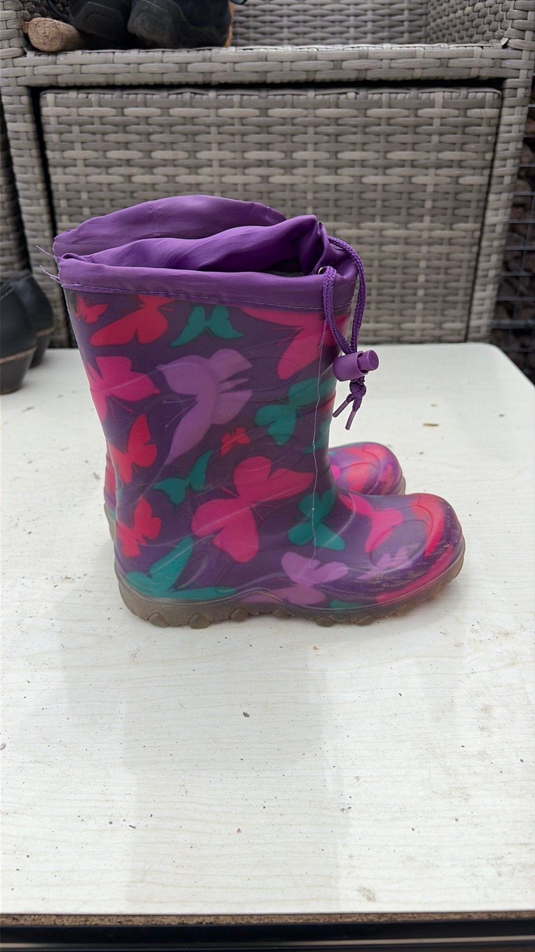 Regen laarzen, Bottes, Enlèvement, Utilisé, Fille