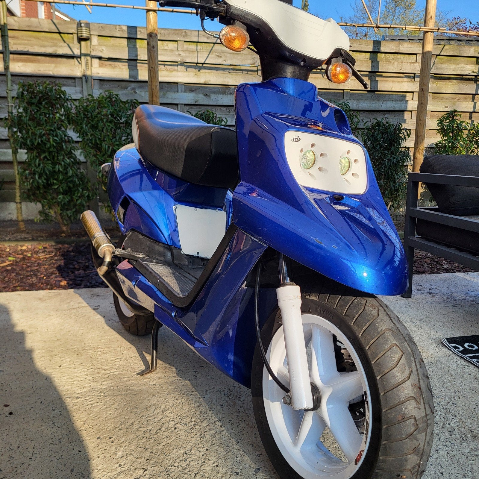 Unieke mbk booster spirit 2011 B klasse, Fietsen en Brommers, Scooters | Yamaha, Ophalen, Tweetakt, Gebruikt, Klasse B (45 km/u)
