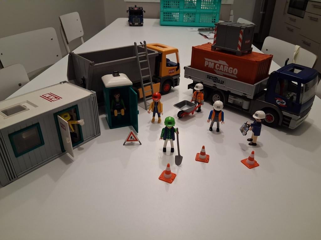 Playmobil bouwplaats grote set, Enlèvement