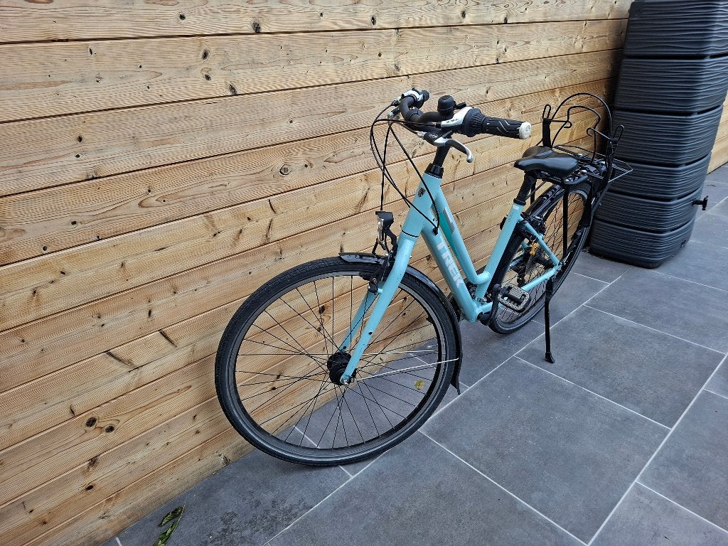 Damesfiets TREK maat S, Fietsen en Brommers, Gebruikt, Velgrem, 47 tot 50 cm, Versnellingen