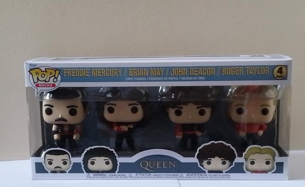 Funko Pop Rocks - Queen: Radio Gaga (4-Pack) - NIEUW, Enlèvement ou Envoi, Neuf