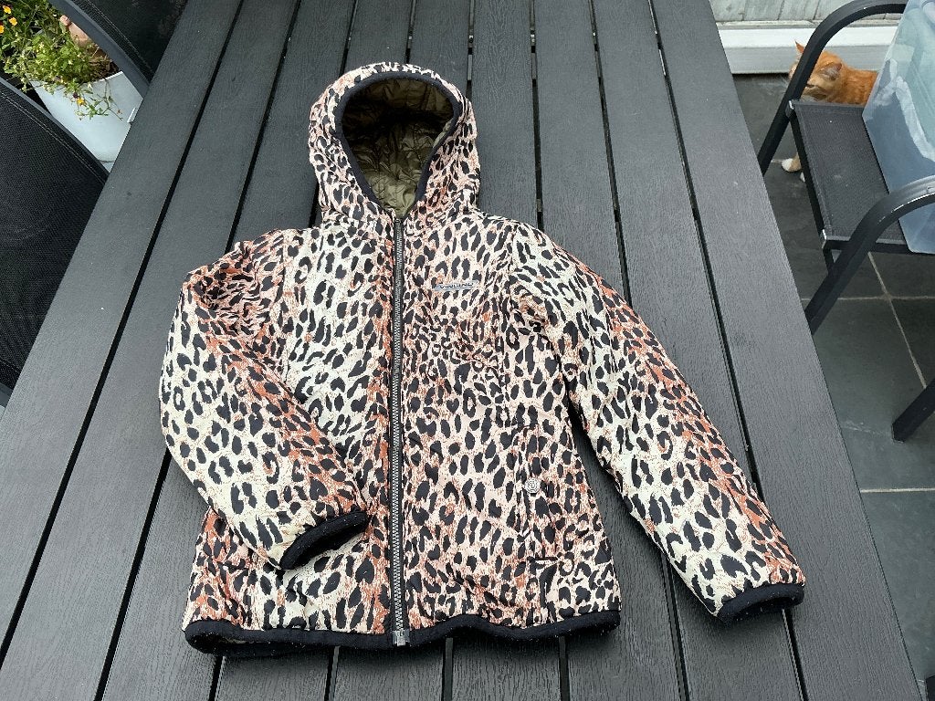 Jas reversible maat 140, Kinderen en Baby's, Kinderkleding | Maat 140, Gebruikt, Meisje, Ophalen of Verzenden, Vingino