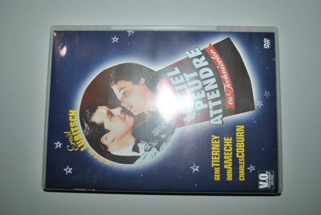 DVD "Ciel peut attendre"/Lubistch/Tierney Comme neuf, Enlèvement ou Envoi, Comme neuf