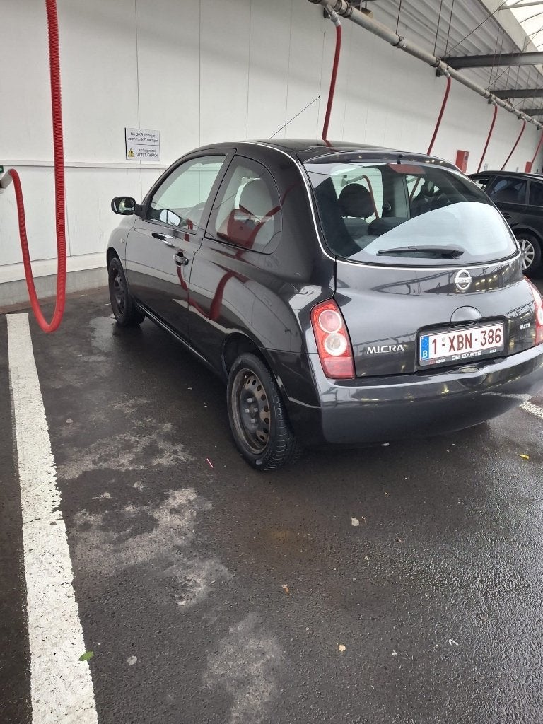 Nissan Micra, Auto's, Stof, Zwart, Zwart, Micra