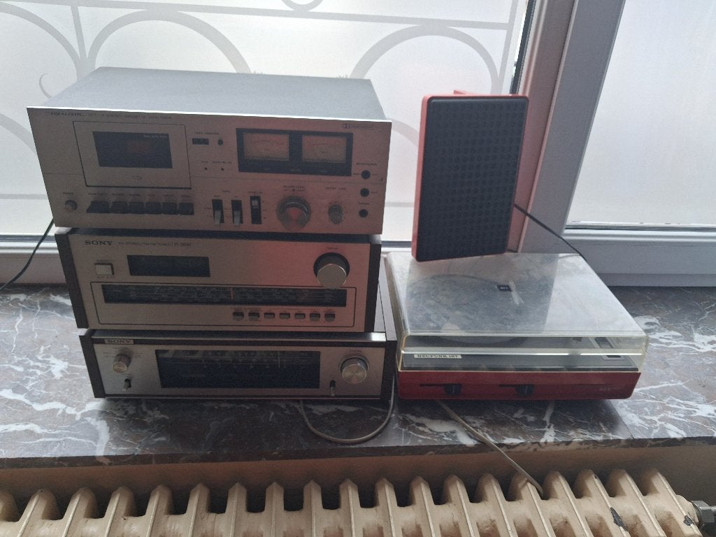 Hi-Fi Vintage lot de 4 anciens appareils Sony, realistic, Enlèvement