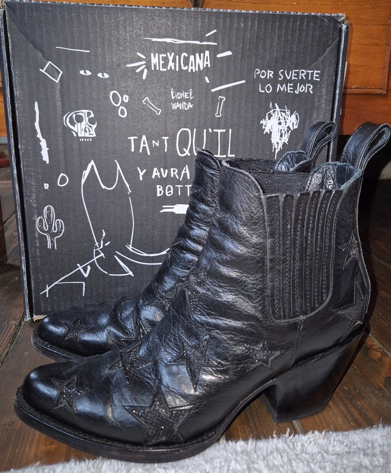 Mexicana circus boots maat 36, Zwart, Lage of Enkellaarzen, Ophalen of Verzenden, Zo goed als nieuw