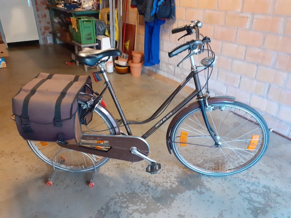 Damesfiets (26 inch) met RVS Velgen, Tassen & Standaard, Fietsen en Brommers, Fietsen | Dames | Damesfietsen, Gebruikt, Overige merken