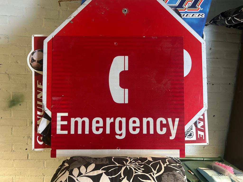 Usa street signs, Verzamelen, Overige Verzamelen, Ophalen, Gebruikt