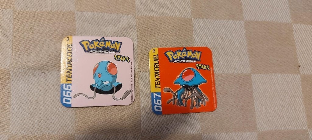 Bâtonnets à panini Pokemon Magnet Tentacool Tentacruel, Enlèvement ou Envoi, Neuf, Autres types