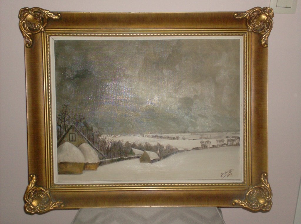 schilderij, Ophalen, Doek
