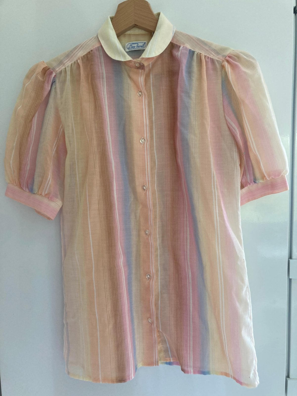 meerkleurige blouse met korte mouwen, Vêtements | Femmes, Blouses & Tuniques, Enlèvement, Comme neuf, Taille 36 (S), Autres couleurs