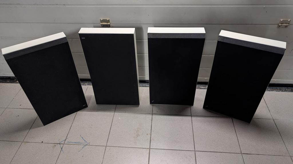 4 haut-parleurs à vendre, Enlèvement, Utilisé, Autres marques