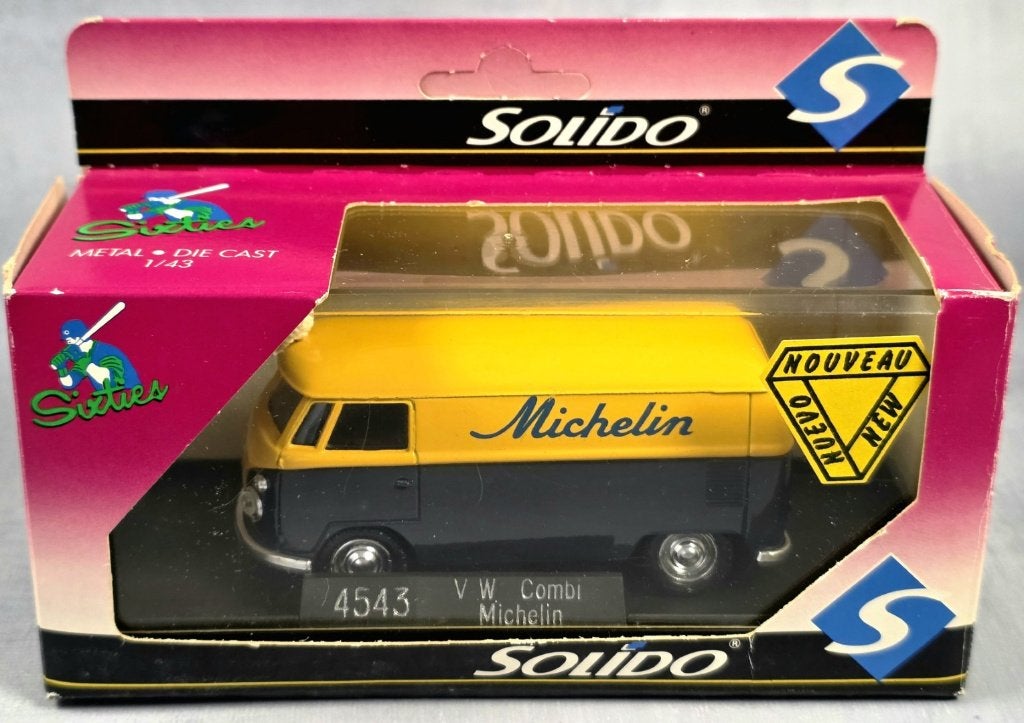 Solido 1/43 - Volkswagen T1 Combi Michelin 1966, Enlèvement ou Envoi, Comme neuf, Voiture, Solido