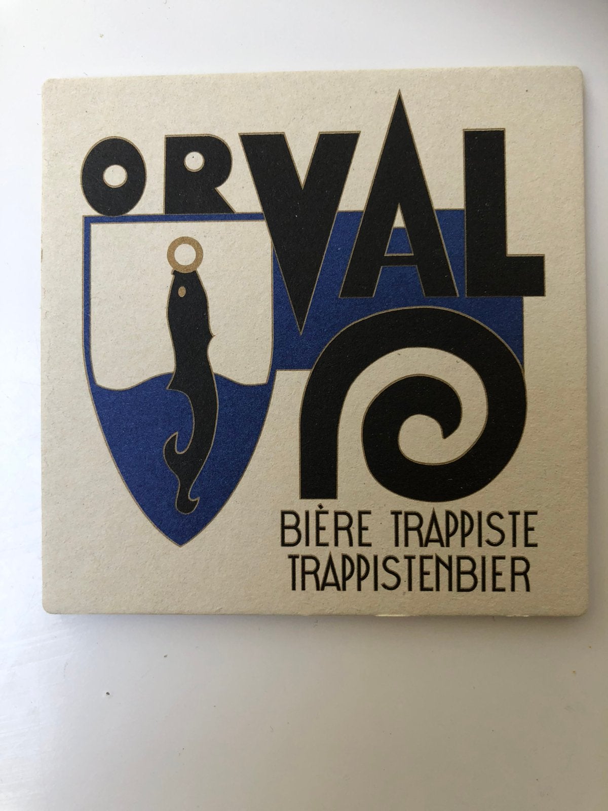 Bierviltje Orval, Ophalen of Verzenden, Zo goed als nieuw, Viltje(s), Overige merken