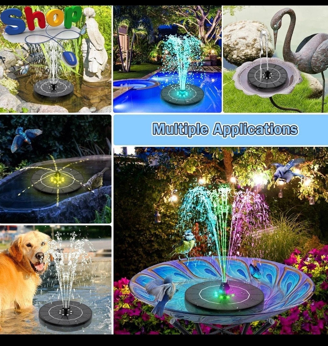 Gowkey SP33D1 Solar Fountain Pump 3.5W with Accessories, Tuin en Terras, Ophalen of Verzenden, Null, Null, Null