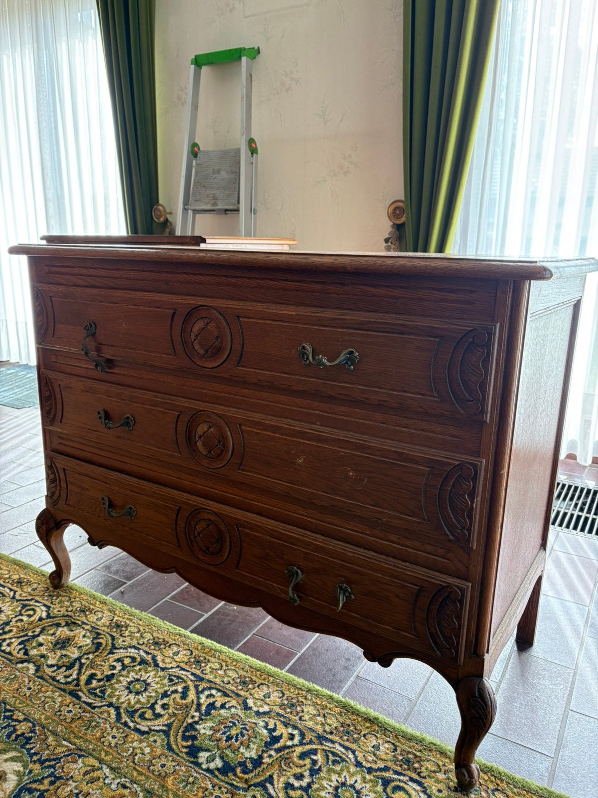 Keukentafel en ladenkast gratis, Ophalen, Gebruikt