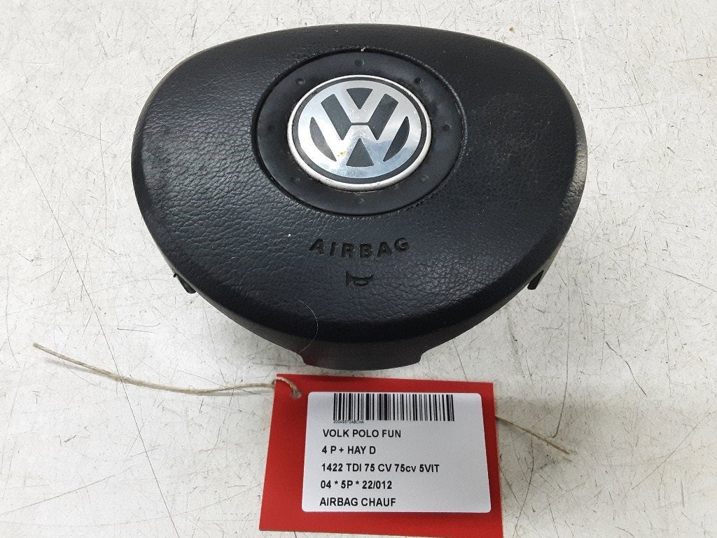 AIRBAG VOLANT Volkswagen Polo IV (9N1 / 2/3) (1T0880201A), Utilisé, Volkswagen