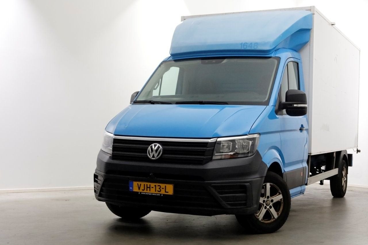 Volkswagen Crafter 35 2.0 TDI E6 Bakwagen met achterdeuren 2, Auto's, ABS, Blauw, Bedrijf, 277 g/km