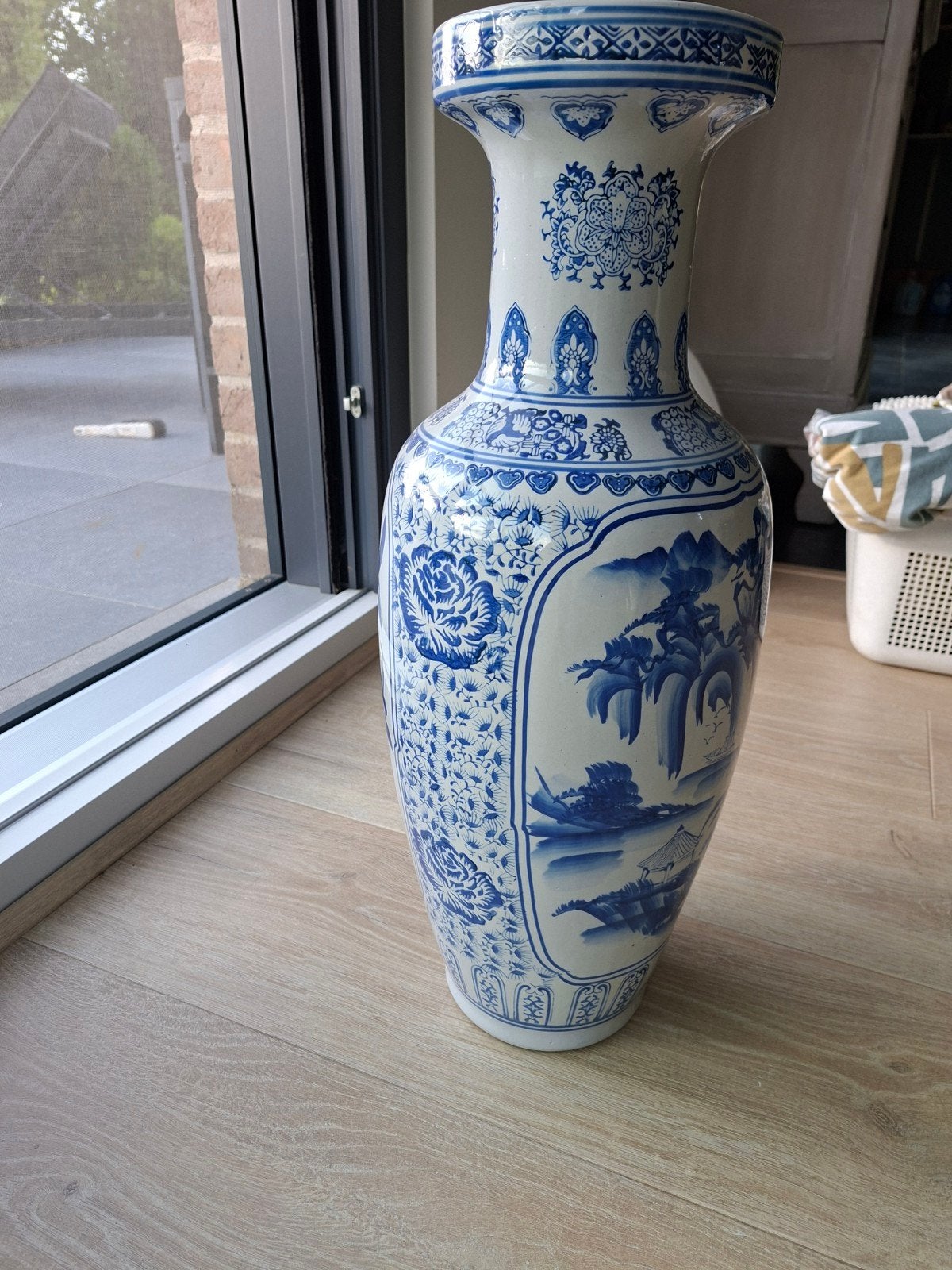 Grote vaas in Chinese stijl. ONBERISPELIJK. 60 CM., Antiek en Kunst, Antiek | Vazen, Ophalen
