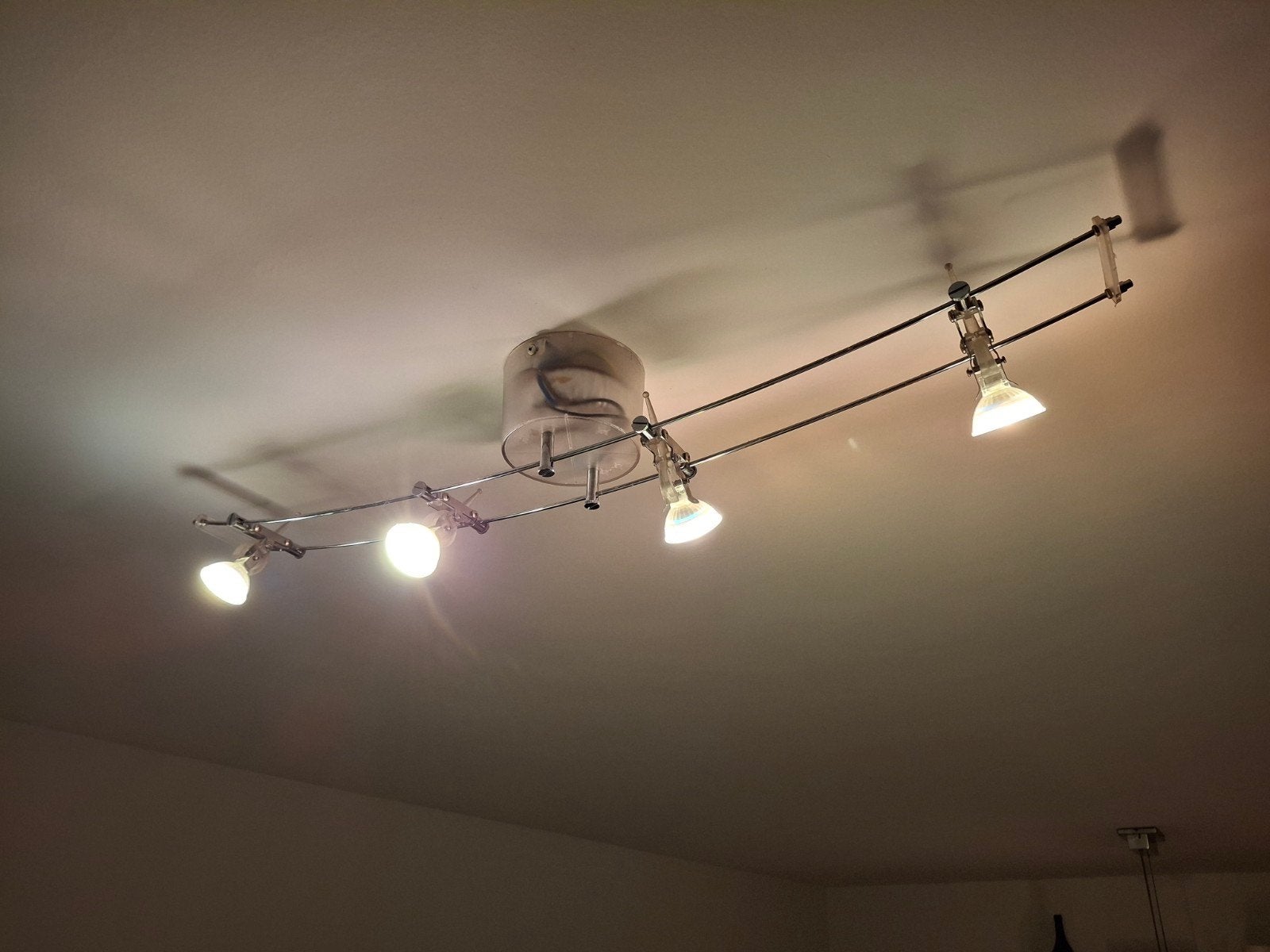 2 lusters inclusief lampen, Maison & Meubles, Lampes | Spots, Enlèvement, Dimmable