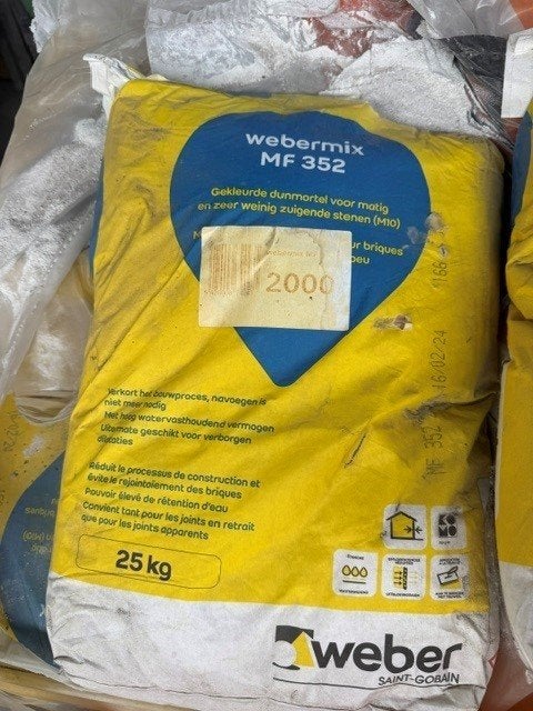 Webermix  MF 352 Dunmortel, Ophalen, Nieuw, Overige typen