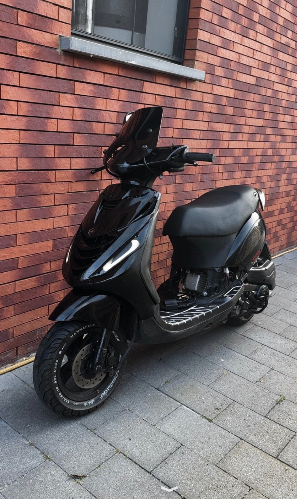 Zip 50cc 4takt (ruilen tegen 2takt of een goeie bod, Fietsen en Brommers, Scooters | Piaggio, Zo goed als nieuw, Zip, Klasse A (25 km/u)