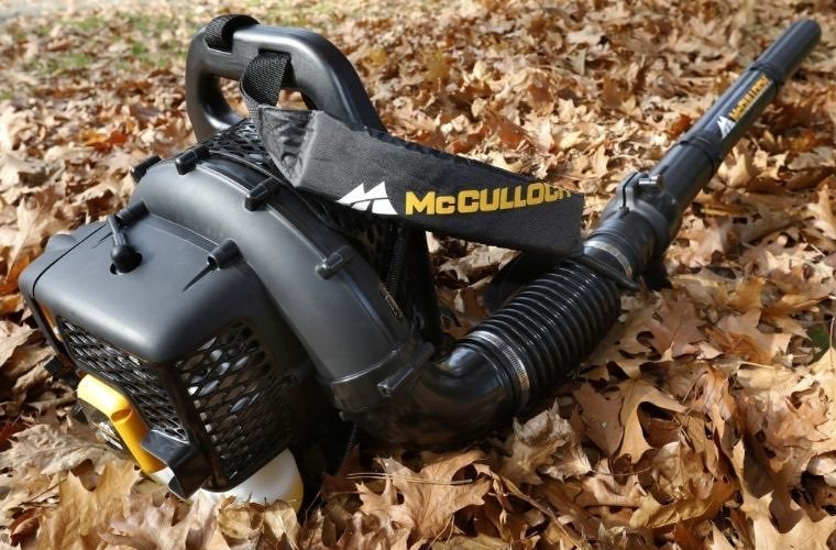 McCulloch Bladblazer (Nieuw) GB355BP, Ophalen, Benzine, McCULLOCH, Ruggedragen