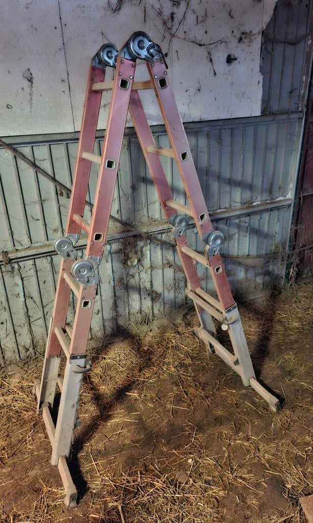 Vouwladder, Ophalen, Gebruikt, Ladder, Opvouwbaar of Inschuifbaar