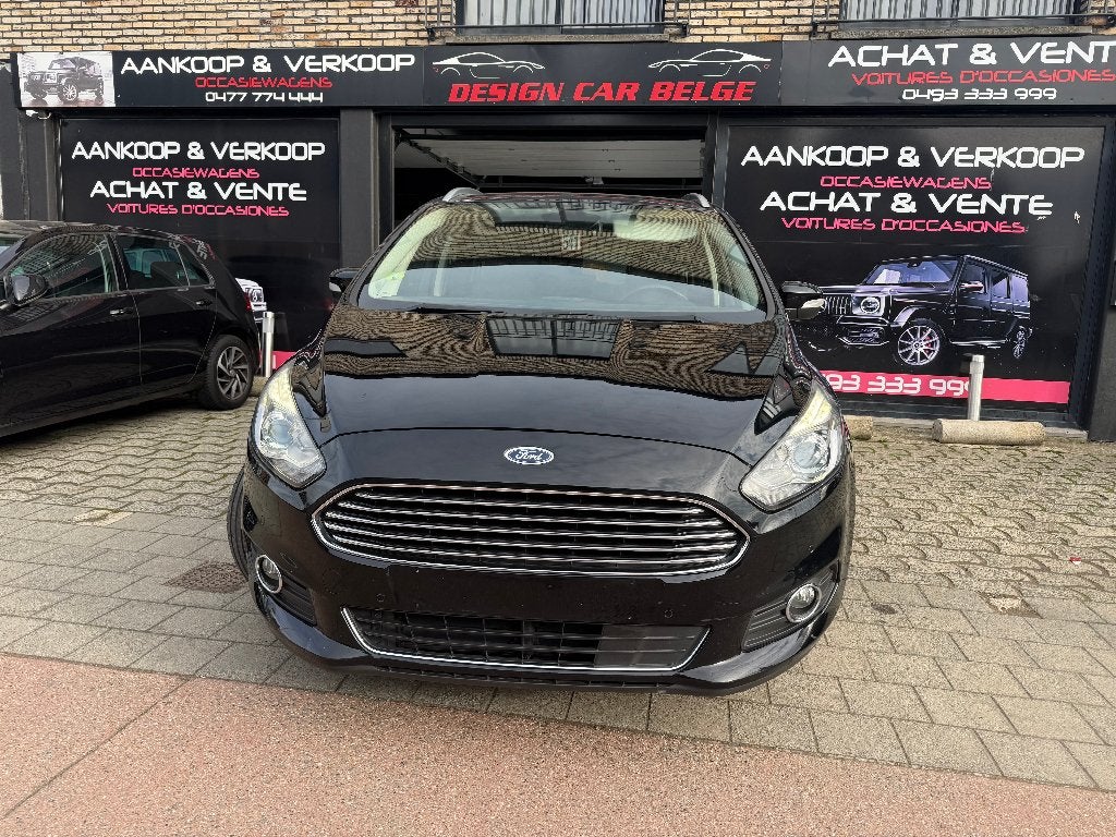 Ford S-Max 2.0TDCI 150pk Titanium VOLLEDIG Navi Leder, Auto's, Ford, Monovolume, https://public.car-pass.be/vhr/eb63f75d-21c3-4dd6-ad19-ae6880b4380d?lang=fr