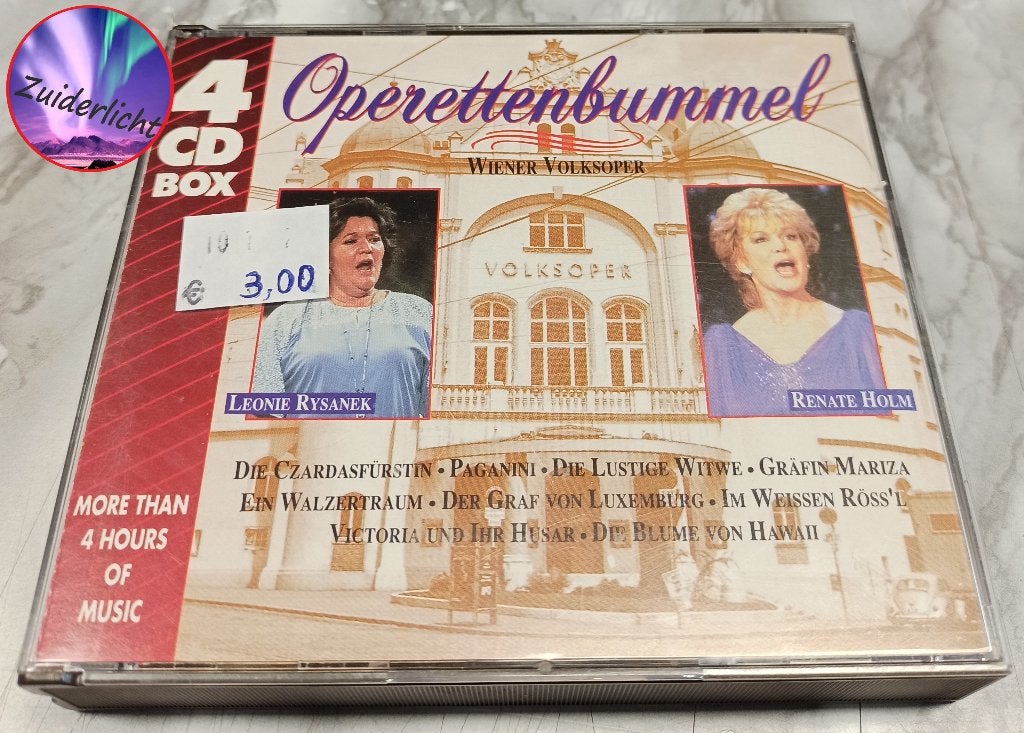 Operettenbummel - Wiener Volksoper - 4 cd-box, CD & DVD, CD | Classique, Utilisé, Opéra ou Opérette, Coffret, Du modernisme à nos jours