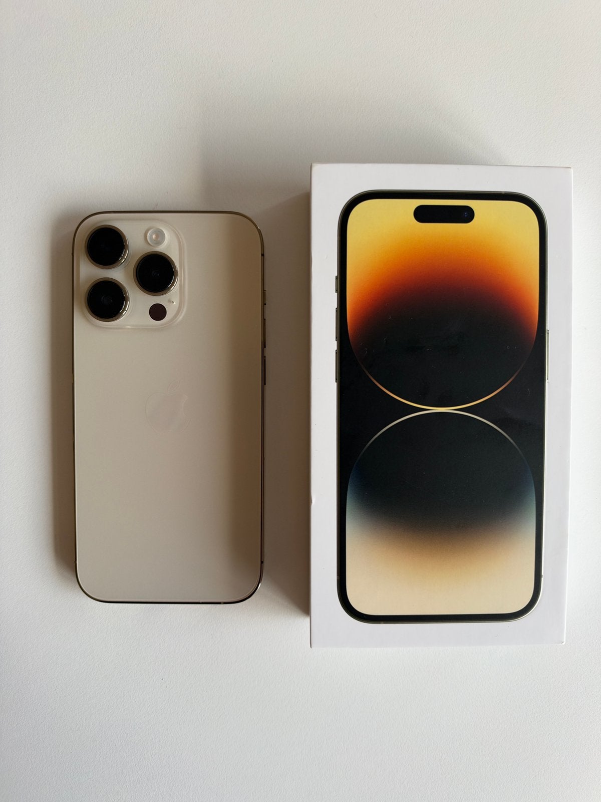 iPhone 14 pro - 128 GB - Gold, Télécoms, Or, 77 %, Enlèvement, Utilisé