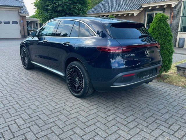 Mercedes-Benz EQC 400 4MATIC AMG LINE LED NAVI 360 CAMERA, Automaat, Gebruikt, Blauw, 5 zetels
