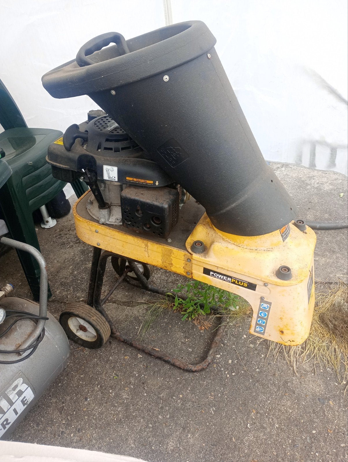 Benzine hakselaar powerplus gardenpro, Ophalen, Gebruikt, Benzine, Powerplus gardenpro