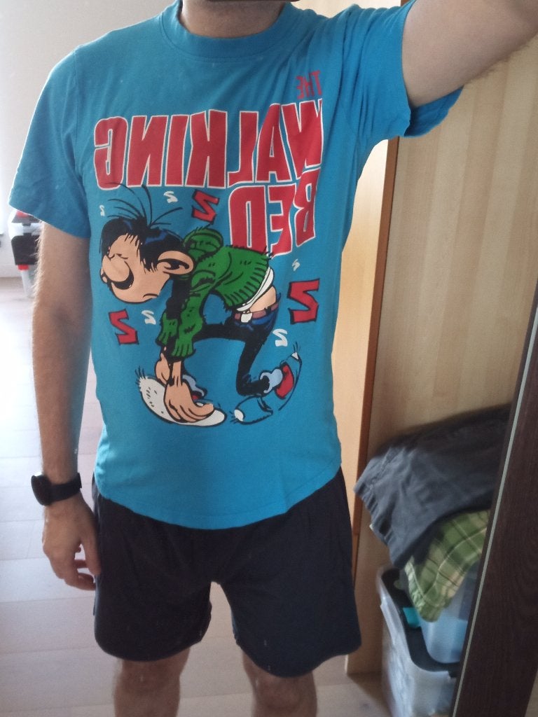 Pyjama Gaston Lagaffe, Kleding | Heren, Pyjama's, Verzenden, Zo goed als nieuw, Maat 48/50 (M)